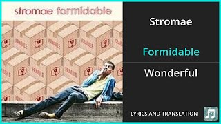 Stromae  Formidable Lyrics English Translation  Dual Lyrics English and French  Subtitles Lyrics [upl. by Afira]