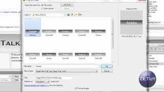 Dreamweaver Tutorial  ROLLOVER MENU navigation [upl. by Tallbot378]