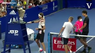 Zverev expulsado del torneo de Acapulco por agredir al juez de silla [upl. by Atsirtal644]