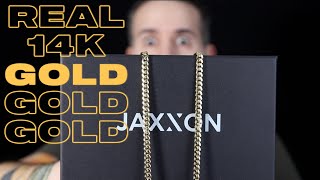 Jaxxon 14k Solid Gold Cuban Link Chain  First Impressions [upl. by Mich]