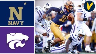 23 Navy vs Kansas State Highlights  2019 Liberty Bowl Highlights  College Football [upl. by Norraa]