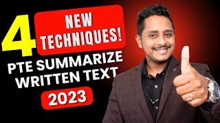 Attention  4 New Technique 2023  PTE Summarize Written Text  Tips amp Tricks  Skills PTE Academic [upl. by Palmore121]