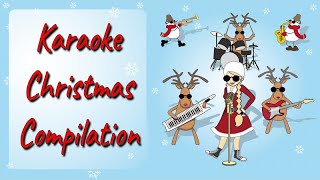 NATALE KARAOKE COMPILATION PER BAMBINI Le più famose canzoni inglese di Natale da cantare [upl. by Suivatram]