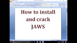 how to install and crack JAWS [upl. by Tarrsus]