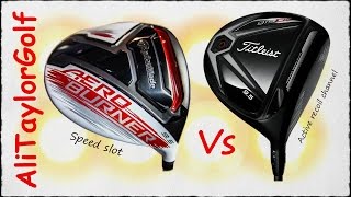 TAYLORMADE AEROBURNER v TITLEIST 915 D2 DRIVER [upl. by Lunn]