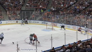 Antoine Roussel vs Jamie McGinn Nov 14 2017 [upl. by Irmo176]