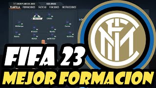 La mejor Formacion para el INTER MILAN Fifa 23 ✔️ [upl. by Nonnelg]