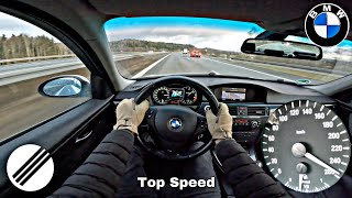 BMW E90 320d Top Speed Drive on German Autobahn 🏎 [upl. by Akilat849]