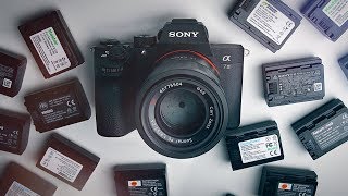 Best Sony A7III Batteries [upl. by Eatnod]