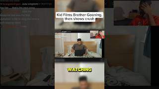 Kid Films Brother Gooning then shows crush [upl. by Maiah]