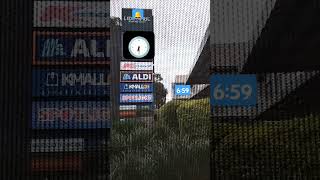 Homebush clock strikes 800 at night 🌃 [upl. by Henley]