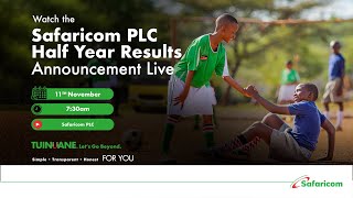 Safaricom 20222023 Half Year Results Announcement  SafaricomHYResults [upl. by Antonius]