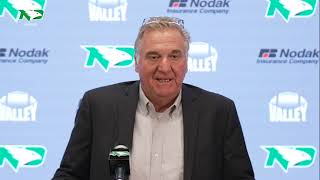 UND Football  Bubba Schweigert Weekly Press Conference  11424 [upl. by Alvira]