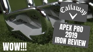 Callaway Apex Pro Irons  Are They As Good As They Look [upl. by Ramona566]