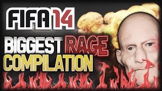 FIFA 14 BIGGEST RAGES COMPILATION  DEREKRANTSGAMING [upl. by Holmen223]