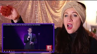 Vocal Coach REACTS to JEREMY JORDAN SHE USED TO BE MINE WAITRESS SUPERGIRL [upl. by Etteloiv]