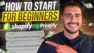 How to Start your Print on Demand Business with Shopify  Printify  Tutorial For Beginners [upl. by Atilehs]