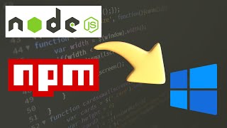 Install NodeJS and NPM on Windows 11 [upl. by Mace]