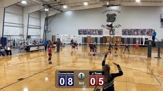 CCA vs JTown JV Volleyball [upl. by Anuala999]