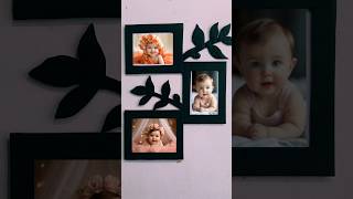 DIY Wall Hanging Photo FrameBest Out Of WastePhoto Frame Making At Home Easy youtube diy [upl. by Orit]