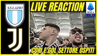 🤬 VERGOGNA INCULTI AL 93’… LAZIO  JUVENTUS 10  SETTORE OSPITI STADIO OLIMPICO REACTION [upl. by Hal]