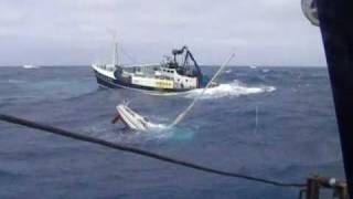 SINKING YACHT IN THE NORTH SEA [upl. by Laidlaw]