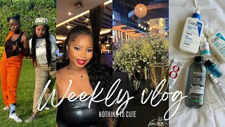 VLOG Yho Going Through A Lot Glowing Skincare Routine Amapantsula Birthday Braai Tempo Launch [upl. by Ula]