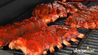 How to use BBQ Grill to Barbeque Ribs Allrecipes [upl. by Shawna]