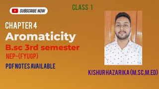 Aromaticity 01  Introduction amp Huckels rule  BSc 3rd semester FYUGP Gauhati University [upl. by Bianchi928]