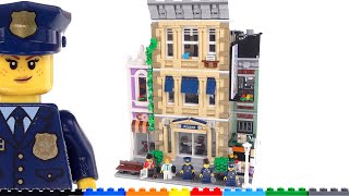 LEGO modular Police Station 10278 review Expert design a little lacking in soul [upl. by Bowe]