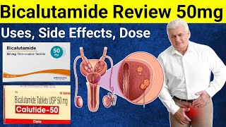 Bicalutamide 50 mg prostate cancer in hindi  Bicalutamide tablets 50 mg  Uses Side Effects Dose [upl. by Harras]