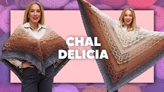 ¡EL REGALO PERFECTO CHAL DELICIA  TEJER CROCHET SÚPER FÁCIL en Tejer es de guapas [upl. by Hagile]