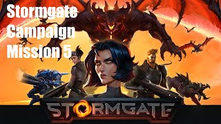 Stormgate  Human Campaign  Difficulty Brutal  Mission 5  Thronos [upl. by Idell962]