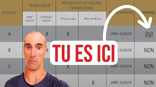 La Thailande devient un enfer fiscal à compter du 01012024  analyse du fisc Thai et Français [upl. by Godric761]