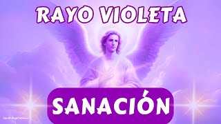 SANACIÓN RAYO VIOLETA  Arcángel Zadkiel  Música Celestial Milagrosa [upl. by Asha397]