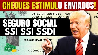 ¡GRAN SORPRESA DE TRUMP SEGURO SOCIAL SSI SSDI CHEQUES DE ESTÍMULO [upl. by Naik]