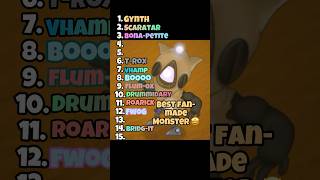 Ranking all slimer’s noramba oasis monsters mysingingmonstersmsm mysingingmonsters msm [upl. by Raquel831]