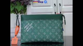 Louis Vuitton Pochette Voyage Souple M12665 Green [upl. by Elokin]