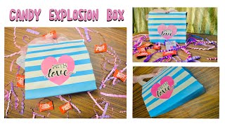 How To Make A Candy Box at home  Candy Box Gift Ideas  Easy Craft Ideas  Paper Box Craft [upl. by Bobbye]