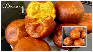 HOW TO MAKE YELLOW GHANA TOOGBEI  DRY CRUNCHY BOFROT  PUFF PUFF  RECIPE [upl. by Ayanat]