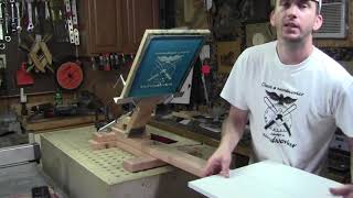 Make a Screen Printing Press Part 2 [upl. by Halda]