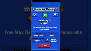 Pls join club brawlstars viral [upl. by Autum786]