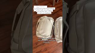 Unboxing and Comparing the Gymshark Small and Medium Everyday Gym Bag  Gym Bag Review [upl. by Arica]