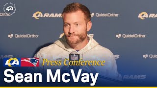 Sean McVay Postgame Press Conference Following Patriots Win [upl. by Boynton]