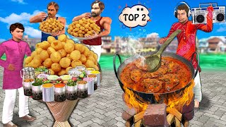 Roadside Pani Puri Wala Golgappa Challenge Radio Rasoiya Street Food Hindi Kahani Hindi Comedy Video [upl. by Emirej277]