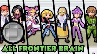 Pokémon Emerald  All Frontier Brains Battles Silver Symbol [upl. by Crandall]