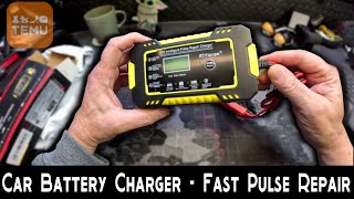 Fastest Car Battery Charger for Pulse Repair Revealed temu [upl. by Ennis]