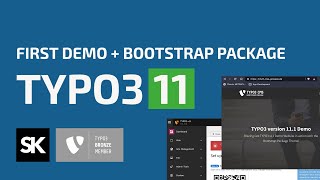 TYPO3 111 first demo with the Bootstrap Package [upl. by Leemaj]