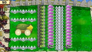 Plants vs Zombies  Cob Cannon vs Gatling Pea vs Dr Zomboss vs Gargantuar vs Zombie [upl. by Dora]