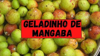 COMO FAZER GELADINHO DE MANGABA DINDIN DE MANGABA [upl. by Oznecniv]